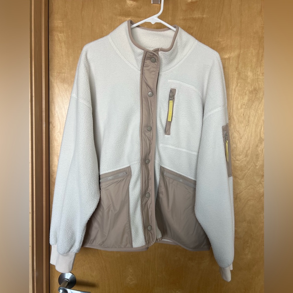 Madewell Cream and Tan Jacket